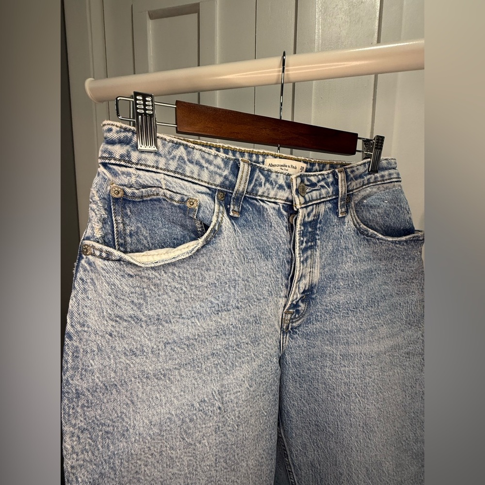 Abercrombie & Fitch Faded Blue Denim Jeans